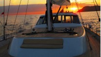 Sailing Yacht ASIA -  Sunset